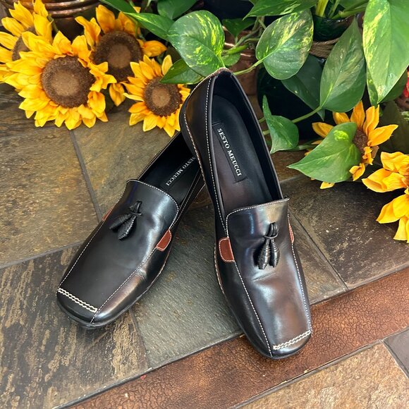 NEW Sesto Meucci Italian Leather Driving Moccasins/Loafers - Picture 13 of 16